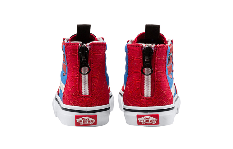 Shop (TD) Marvel x Vans Sk8-Hi Zip 'Spider-Man' Sepatu Pria VN0A32R3U4I