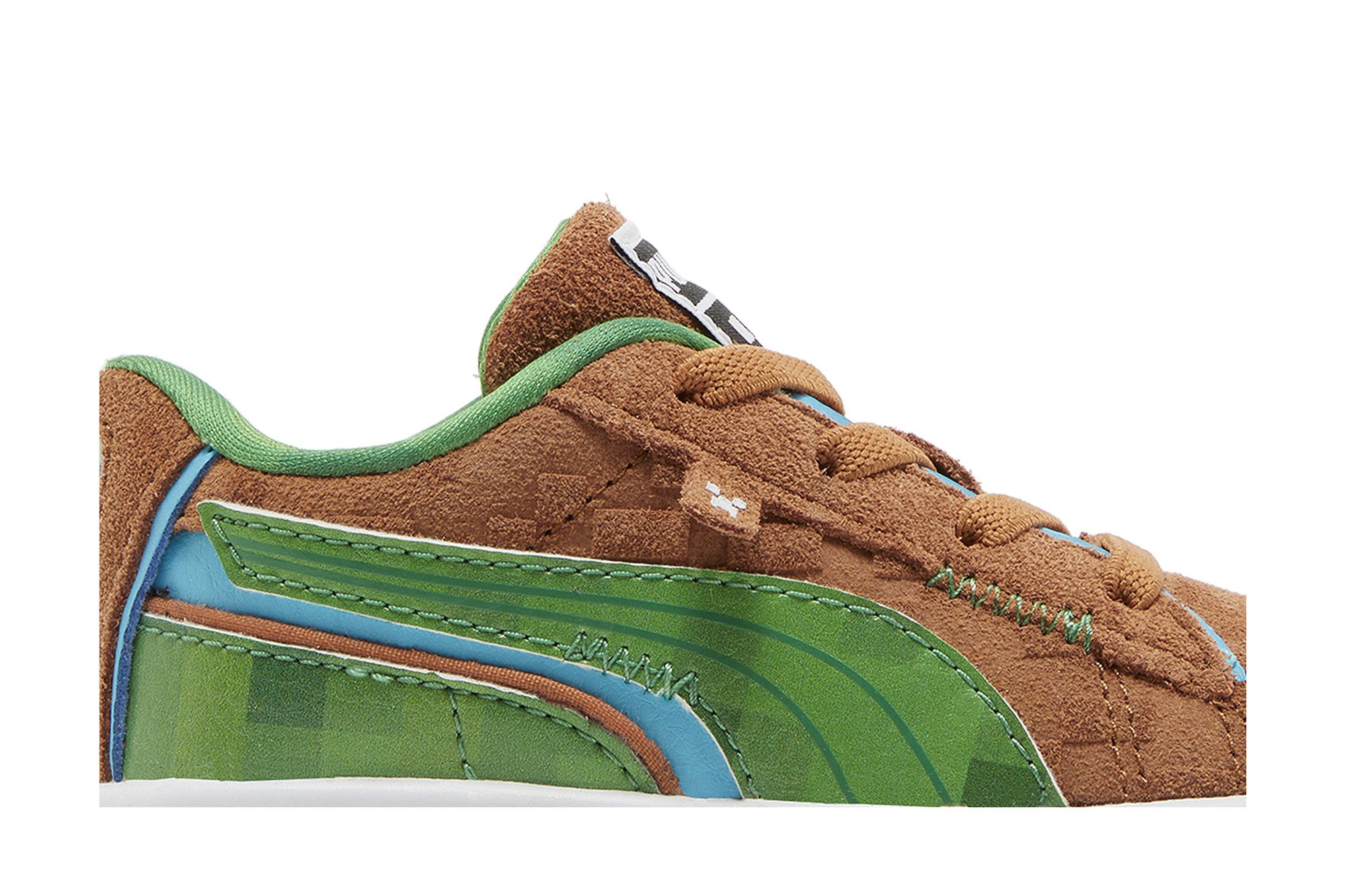Order (Toddler) Minecraft x Puma Suede 'Grass Block' 384487-01