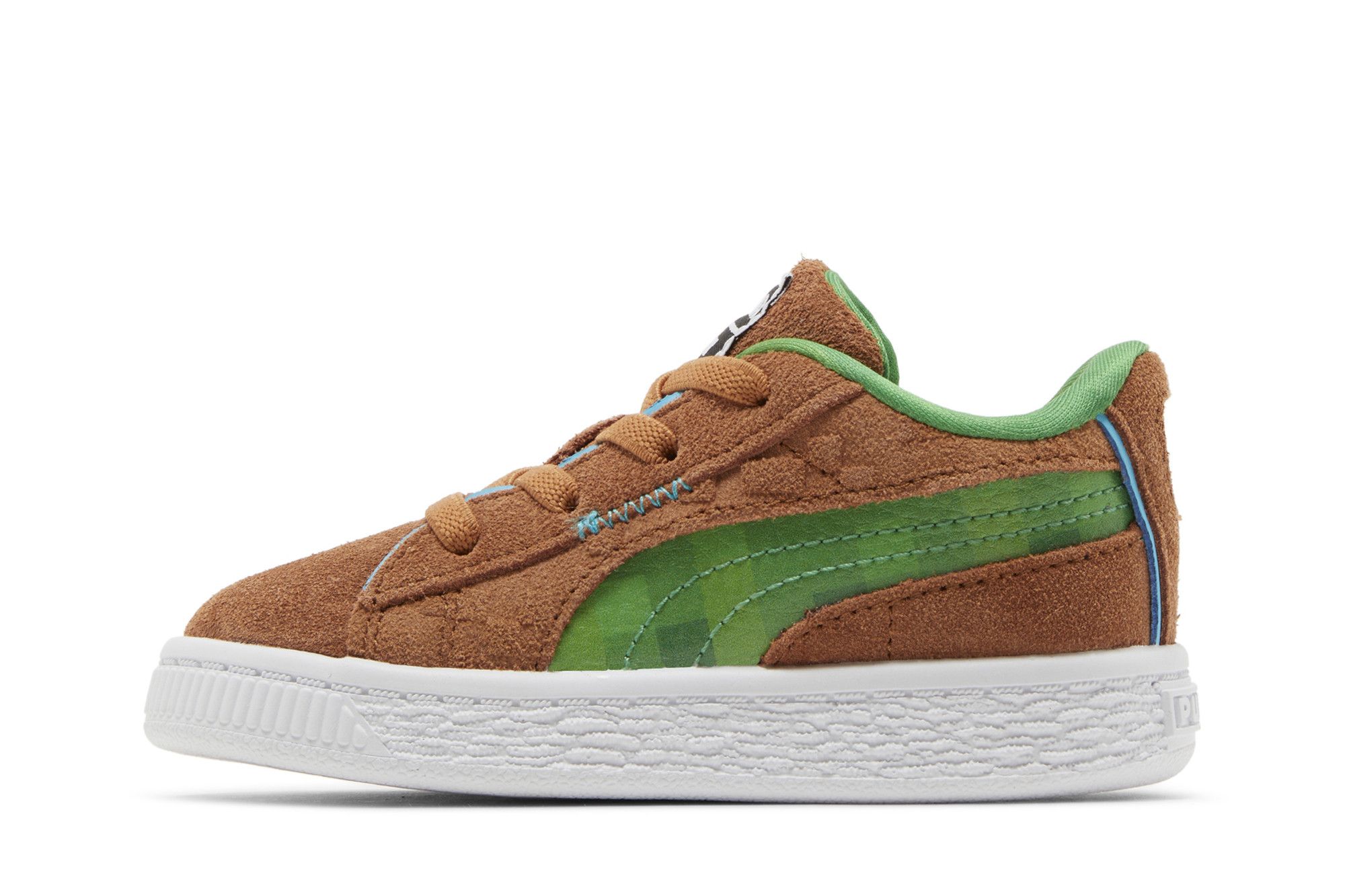 Lookbook (Toddler) Minecraft x Puma Suede 'Grass Block' 384487-01