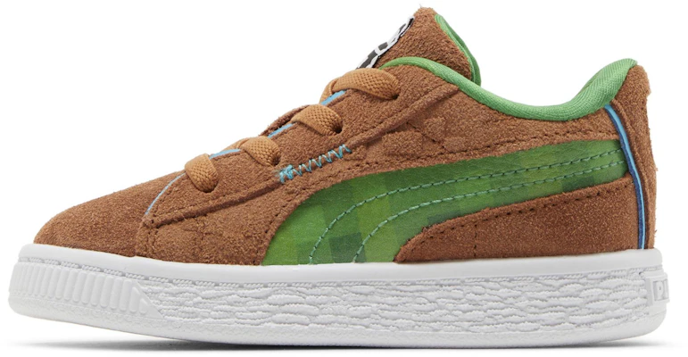 (Toddler) Minecraft x Puma Suede 'Grass Block' 384487-01 Lookbook (Toddler) Minecraft x Puma Suede 'Grass Block' 384487-01