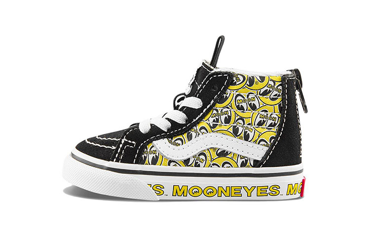 Buy Vans Mooneyes x SK8-HI Zip 'Black Yellow White' VN0A5FBIY23