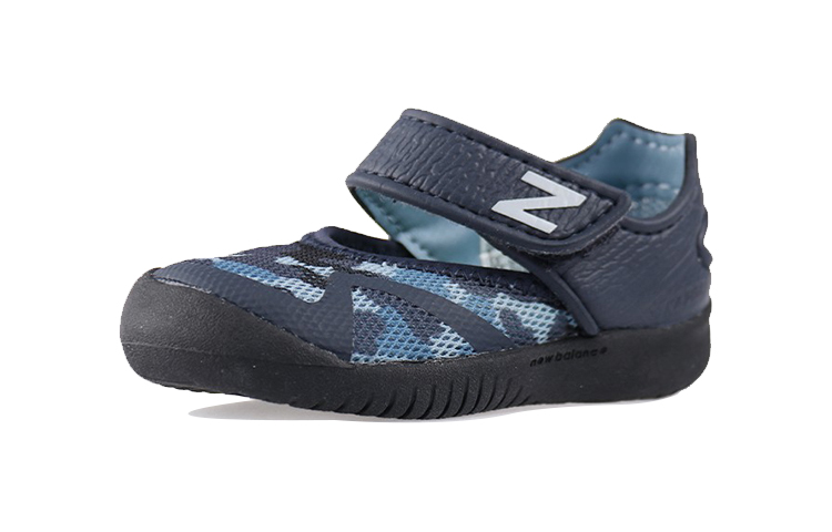 Lookbook 新百倫208系列嬰幼兒沙灘涼鞋 藍色 迷彩