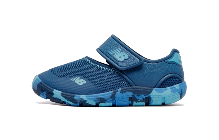 (Toddler) New Balance 208 Series Velcro Flat Heel Sports Navy Blue Sandals IO208NV2