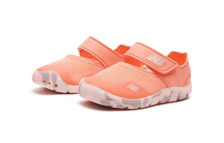 Order (TD) Sandal New Balance 208 Velcro Olahraga Pink Orange 'Pink Gray' Hak Datar IO208PK2