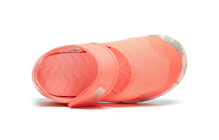 Lookbook (TD) Sandal New Balance 208 Velcro Olahraga Pink Orange 'Pink Gray' Hak Datar IO208PK2