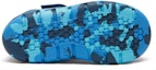 Shop (TD) New Balance 208 Velcro Tumit Rata Sukan Sandal Biru Tua IO208NV2