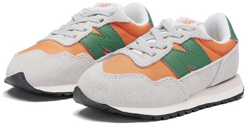 婴童 New Balance NB 237 耐磨防滑 低筒 跑步鞋 橙灰 Order 婴童 New Balance NB 237 耐磨防滑 低筒 跑步鞋 橙灰