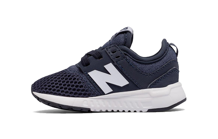 Buy 嬰童 New Balance 247系列 Classic 防滑透氣 低幫運動跑步鞋 深藍色