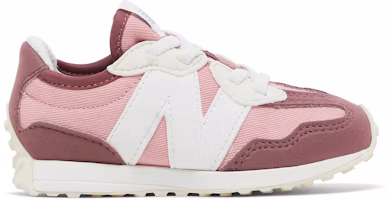 (Toddler) New Balance 327 Bungee Lace 'Washed Burgundy Hazy Rose' IH327DK (Toddler) New Balance 327 Bungee Lace 'Washed Burgundy Hazy Rose' IH327DK