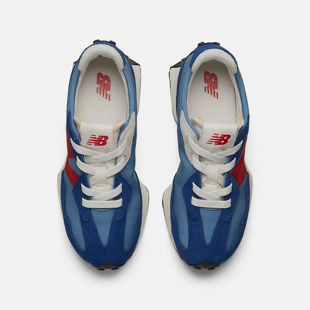 Shop (JR) New Balance 327 Zapatillas Casual Rojo Azul PH327VD-W