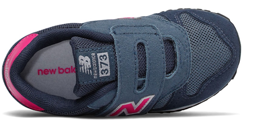 幼童 New Balance 373 魔鬼氈 藍粉色 Lookbook 幼童 New Balance 373 魔鬼氈 藍粉色