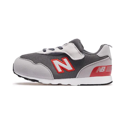(TD) NB 515 Hook & Loop Shoes 'Grey Red'