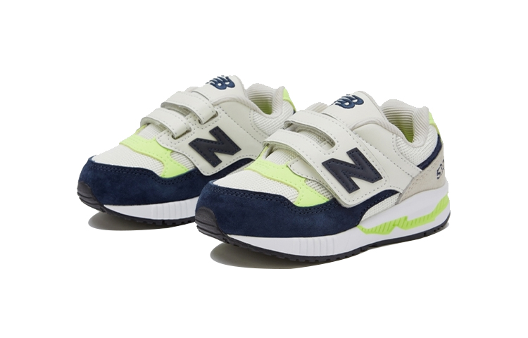 Lookbook 嬰童 New Balance NB 530 低幫 跑步鞋 米藍綠