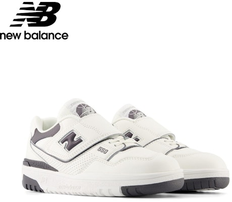(Toddler) New Balance 550 Big Kids Casual Shoes White/Deep Gray White color PHB550BH-M Shop (Toddler) New Balance 550 Big Kids Casual Shoes White/Deep Gray White color PHB550BH-M