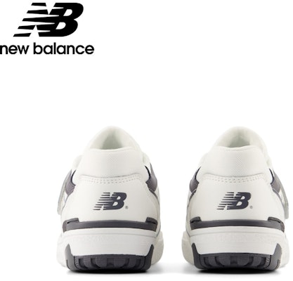 (Toddler) New Balance 550 Big Kids Casual Shoes White/Deep Gray White color PHB550BH-M Details for (Toddler) New Balance 550 Big Kids Casual Shoes White/Deep Gray White color PHB550BH-M