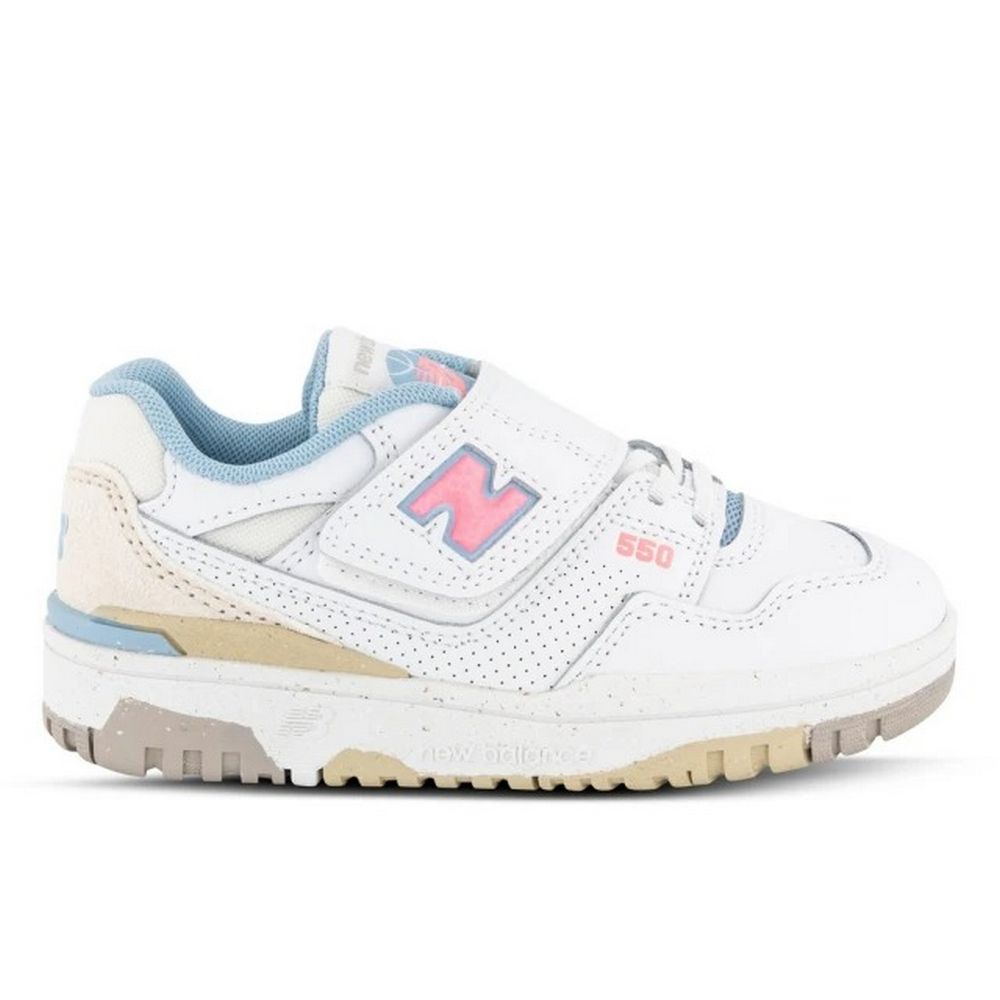(Toddler) New Balance 550 Big Kids White Casual Sneakers White color PHB550EP-M