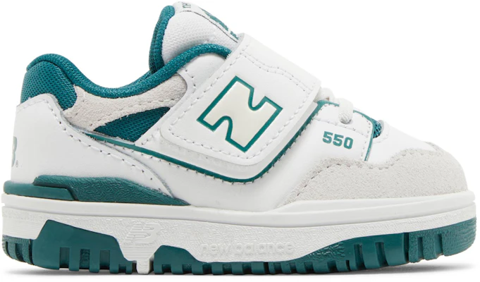 (TD) New Balance 550 Bungee Lace Top Strap 'Putih Teal Klasik' IHB550TA Buy (TD) New Balance 550 Bungee Lace Top Strap 'Putih Teal Klasik' IHB550TA