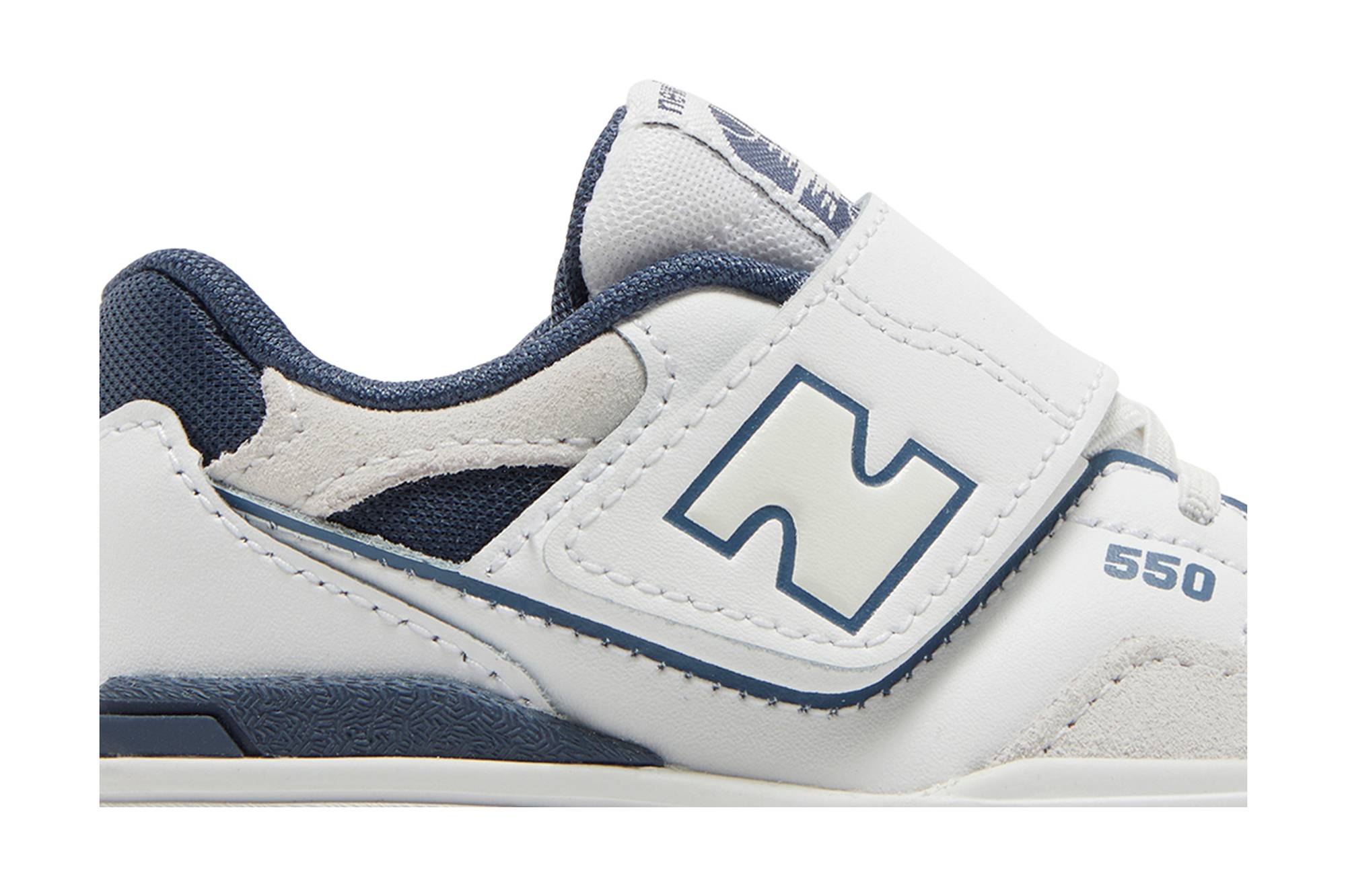(Infant) NB 550 Bungee Lace Top Strap 'White Vintage Indigo' 圖 2