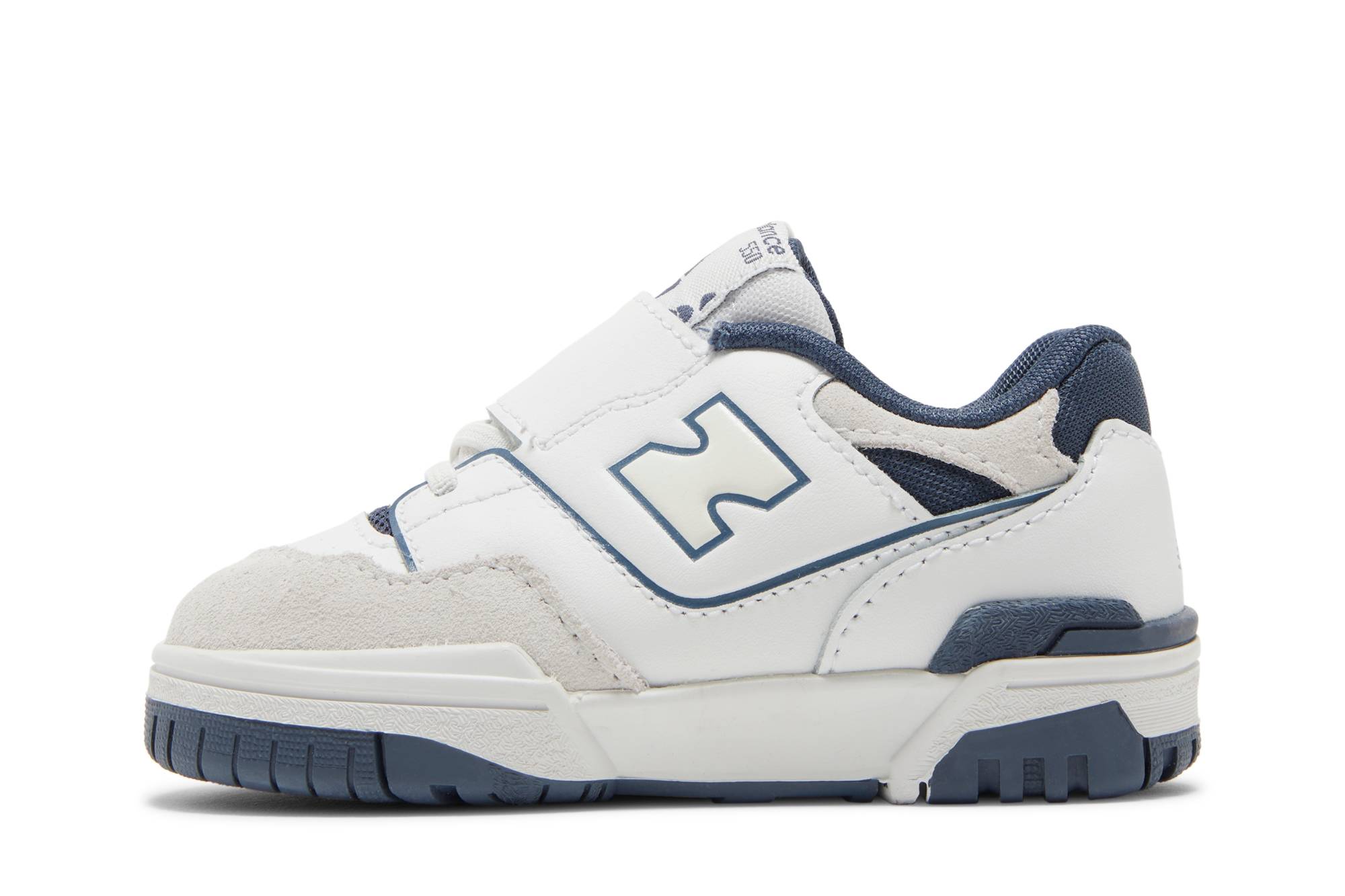 (Infant) NB 550 Bungee Lace Top Strap 'White Vintage Indigo' 圖 3