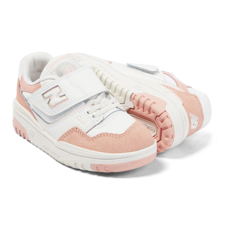 (TD) NB 550 Bungee Lace Top Strap 'White Pink Haze' 圖 4