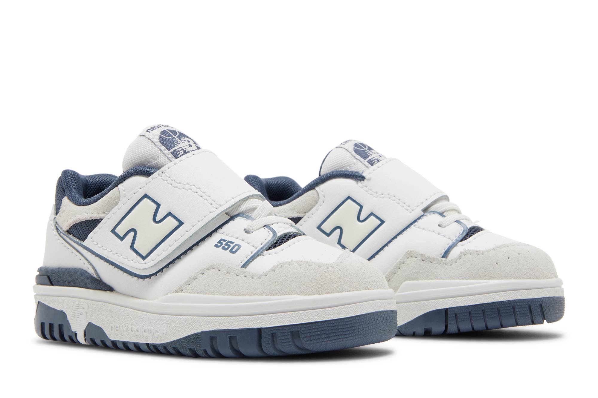 (Infant) NB 550 Bungee Lace Top Strap 'White Vintage Indigo' 圖 8