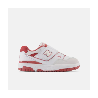(TD) NB 550 GS Kids' Sneakers White Red White color