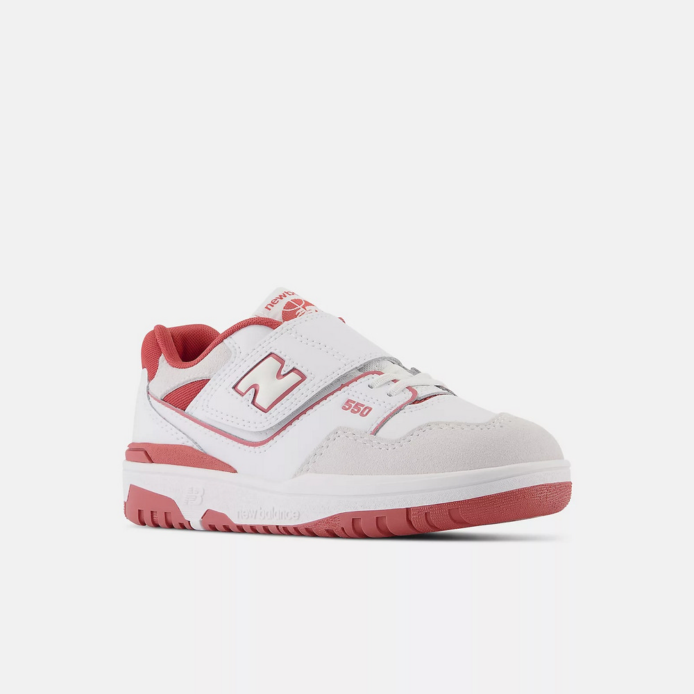 (TD) NB 550 GS Kids' Sneakers White Red White color 圖 2