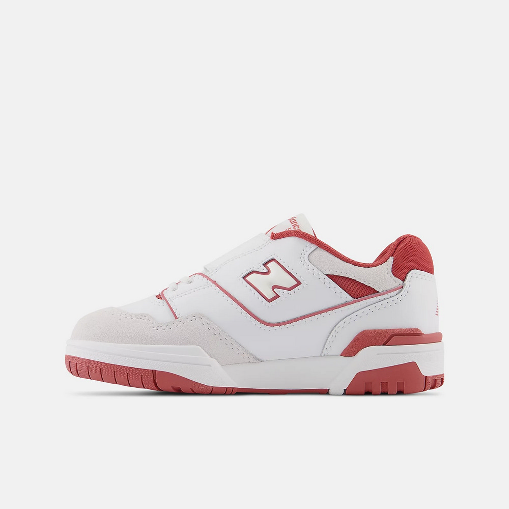 (TD) NB 550 GS Kids' Sneakers White Red White color 圖 3
