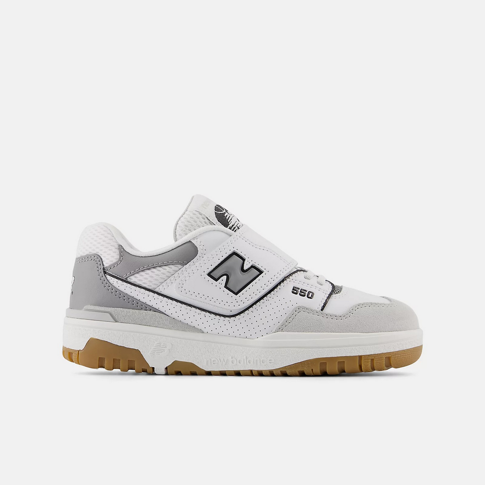 (Toddler) New Balance 550 Kids Casual Shoes White Grey White color White color PHB550SF-M