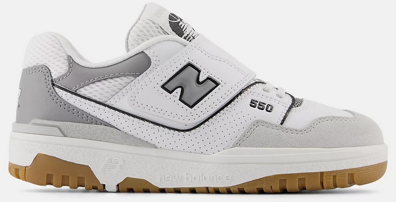 (Toddler) New Balance 550 Kids Casual Shoes White Grey White color White color PHB550SF-M Buy (Toddler) New Balance 550 Kids Casual Shoes White Grey White color White color PHB550SF-M