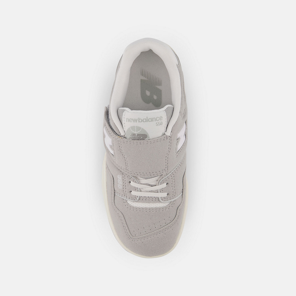 Shop (TD) ニューバランス 550 キッズ スニーカー - グレー 灰色 PHB550NB-M