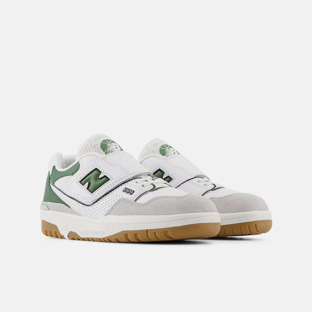 Order (TD) 뉴발란스 550 유스 캐주얼 신발 화이트/그린 화이트 컬러 PHB550SD-M