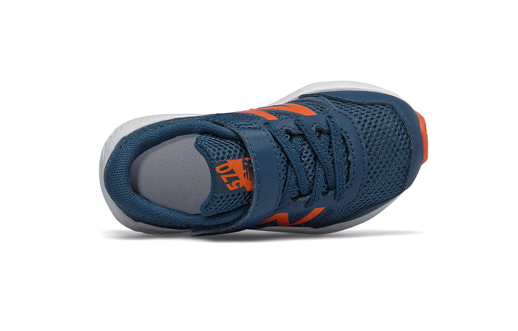 Lookbook (TD) ニューバランス 570 K ブルー/オレンジ IT570BO2