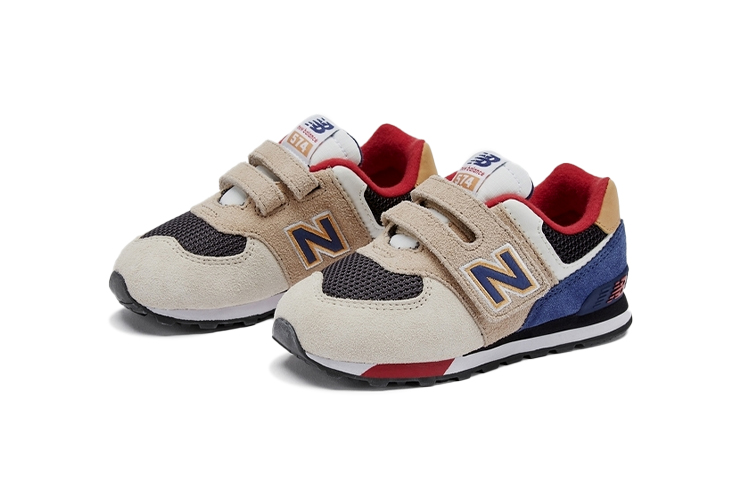 Lookbook (TD) New Balance 574 'Krim Terang Biru Gelap' IV574LC1