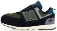 Buy 嬰童 New Balance NB 574 低幫 學步鞋 黑綠色