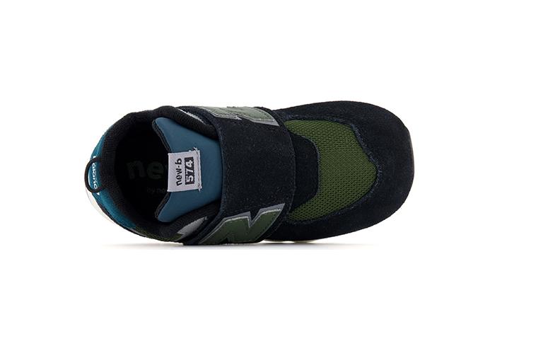 Shop (TD) New Balance 574 Lekap & Lingkar 'Hitam Kombu Hijau' NW574KBG