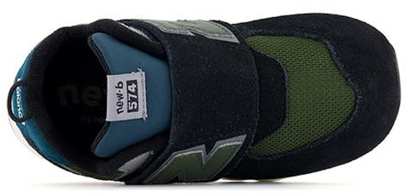 嬰童 New Balance NB 574 低幫 學步鞋 黑綠色 Shop 嬰童 New Balance NB 574 低幫 學步鞋 黑綠色