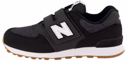 (Toddler) New Balance 574 Hook & Loop 'Black White' IV574DMK (Toddler) New Balance 574 Hook & Loop 'Black White' IV574DMK