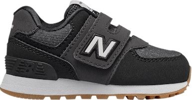 (Toddler) New Balance 574 Hook & Loop 'Black White' IV574DMK (Toddler) New Balance 574 Hook & Loop 'Black White' IV574DMK