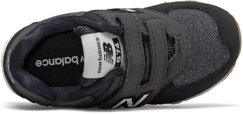 (Toddler) New Balance 574 Hook & Loop 'Black White' IV574DMK Lookbook (Toddler) New Balance 574 Hook & Loop 'Black White' IV574DMK
