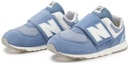 Order (TD) New Balance 574 Hook & Loop 'Mercury Blue' Biru Merkuri NW574FDG