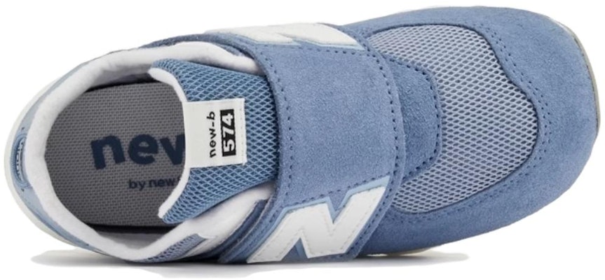 (TD) New Balance 574 Hook & Loop 'Mercury Blue' Biru Merkuri NW574FDG Lookbook (TD) New Balance 574 Hook & Loop 'Mercury Blue' Biru Merkuri NW574FDG
