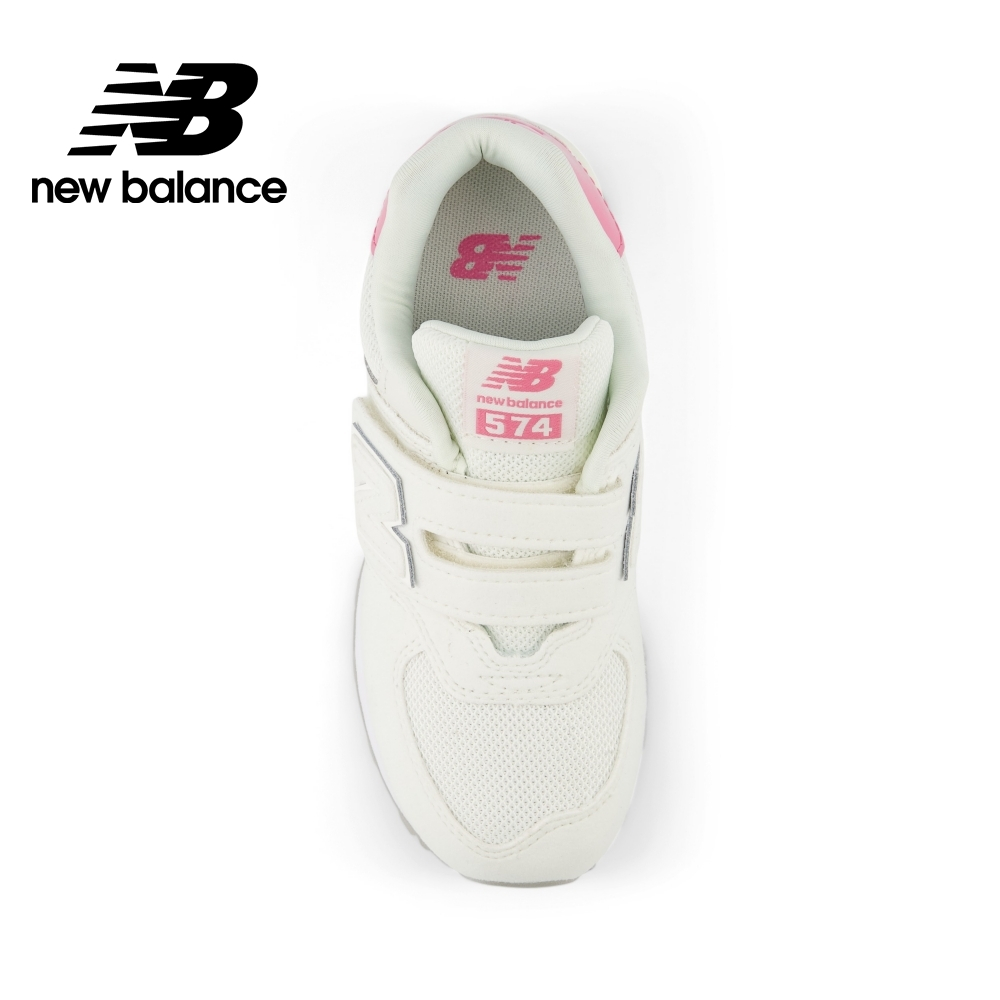 Lookbook (TD) New Balance 574 Sepatu Anak Casual Abu-Abu/Pink. PV5742BA-W