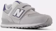 Order (JR) New Balance 574 Zapatillas Casual Gris Claro PV574ESB-W
