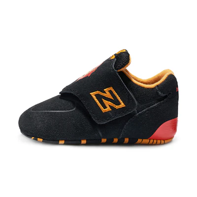 (TD) NB 574 Lion Print Suede Shoes 'Black Orange'