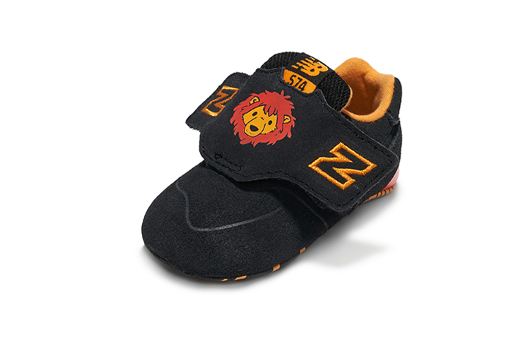 Lookbook (TD) 新百伦574狮子印花麂皮鞋'黑橙色' CC574ZOL