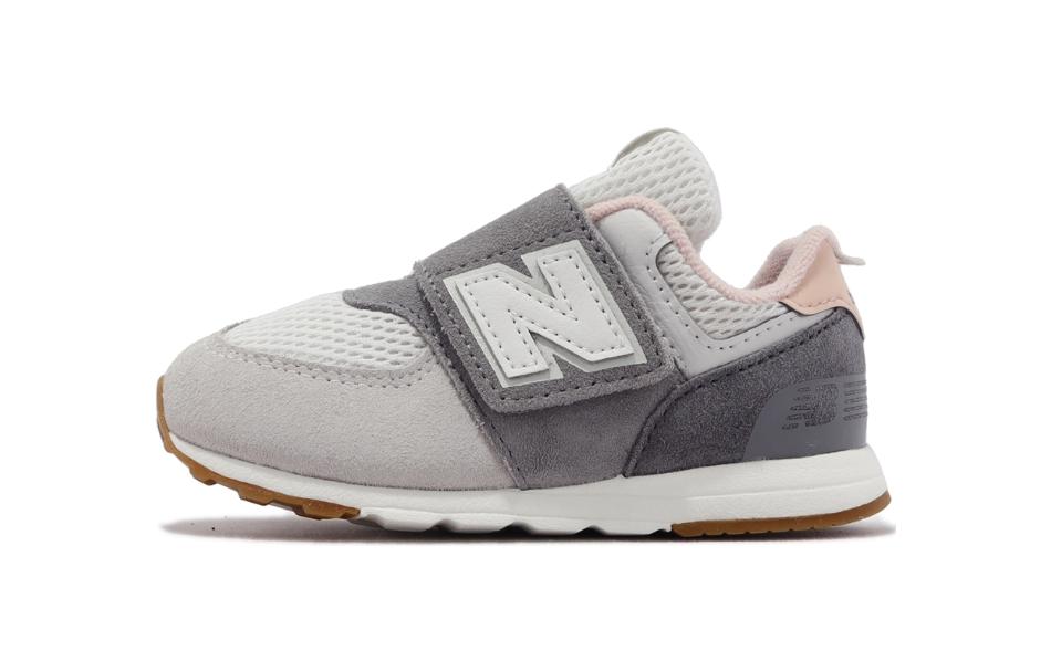 Buy (TD) New Balance 574 New-B Hook & Loop 'Kelabu Matter Rose Sand' NW574DGP
