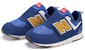 (TD) New Balance 574 New-B Hook & Loop 'Night Sky Gold Fusion' Malam Emas gelap. NW574HBG