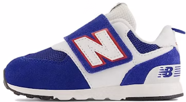 (Toddler) New Balance 574 New-B Hook & Loop 'Team Royal White' NW574RT1 (Toddler) New Balance 574 New-B Hook & Loop 'Team Royal White' NW574RT1