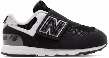(TD) New Balance 574 New-B Hook & Loop Lebar 'Hitam Putih' NW574BK-W Buy (TD) New Balance 574 New-B Hook & Loop Lebar 'Hitam Putih' NW574BK-W